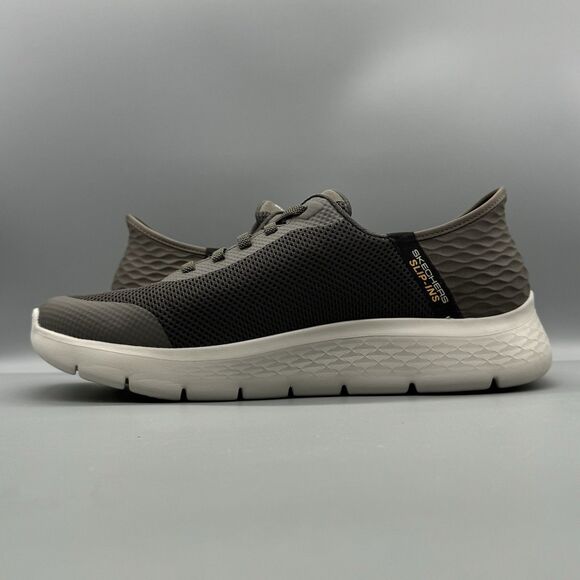 SKECHERS Go Walk Flex Brown Slip-ins Sneaker Men's Size 10.5 Extra Wide Fit - Picture 6 of 12